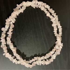 Rose Quartz Natural Stone Necklace